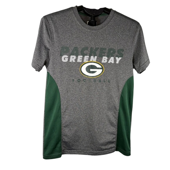 NFL Team Apparel Other - NFL Team Apparel Green Bay Packers Football Grey Green Performance Shirt Mens S